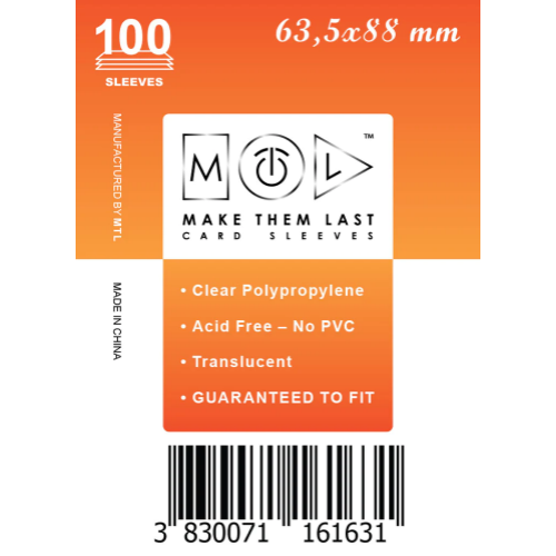 MTL 63,5x88 mm standard kártyavédő