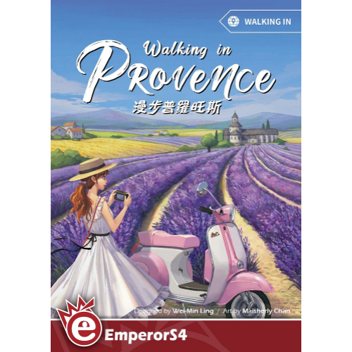 Walking in Provence (nyomdai magyar szabállyal) társasjáték