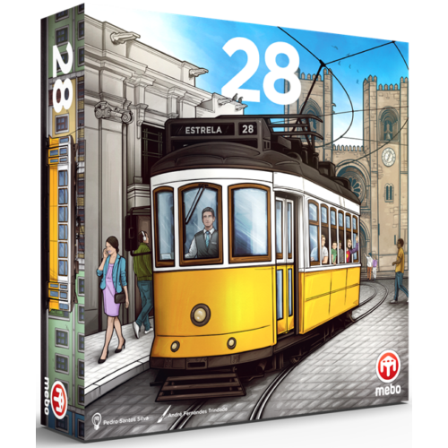 Lisbon Tram 28 (választható nyomdai magyar szabállyal) társasjáték + AJÁNDÉK promókártyák