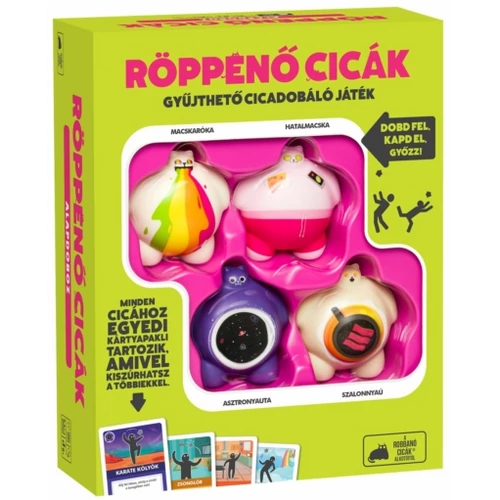Röppenő cicák társasjáték