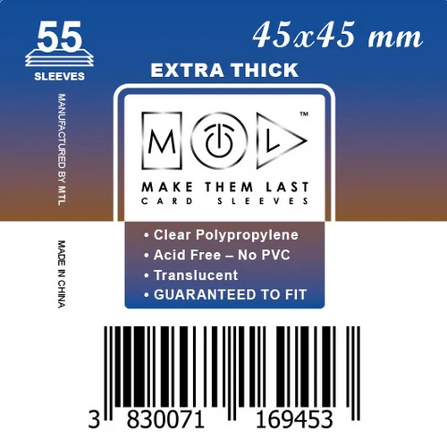 MTL 45x45 mm premium kártyavédő 55 db