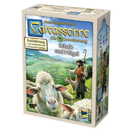 Carcassonne 9. - Juhok és dombok (német, letölthető magyar szabállyal) kiegészítő