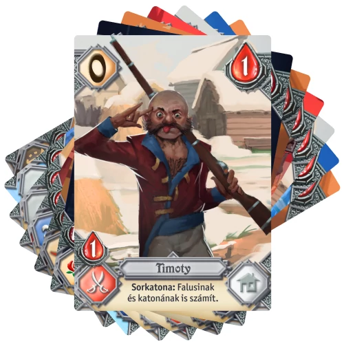 Az Éhség – Falusi kártyák (6+1-lapos)