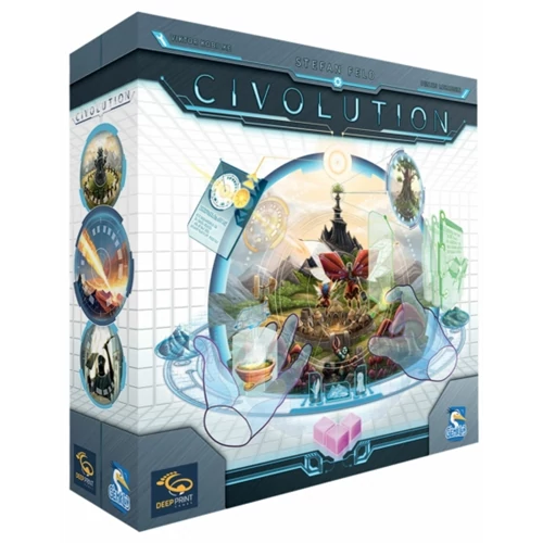 Civolution (magyar) társasjáték - ajándék limitált magyar promócsomaggal