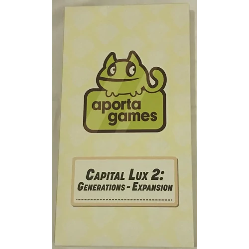 Capital Lux 2: Generations – The Expansion (angol) kiegészítő