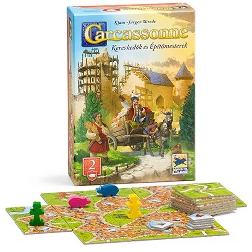 Carcassonne: 2. kiegészítő - Kereskedők és Építőmesterek kiegészítő
