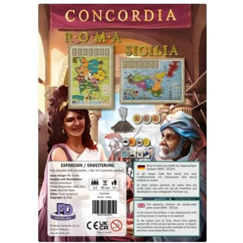 Concordia: Roma / Sicilia (angol) kiegészítő