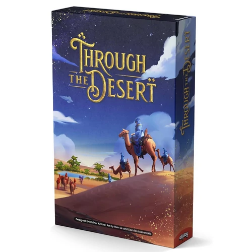 Through the Desert (nyomdai magyar szabállyal) társasjáték
