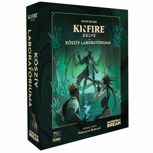 Kinfire Delve: Kőszív laboratóriuma társasjáték