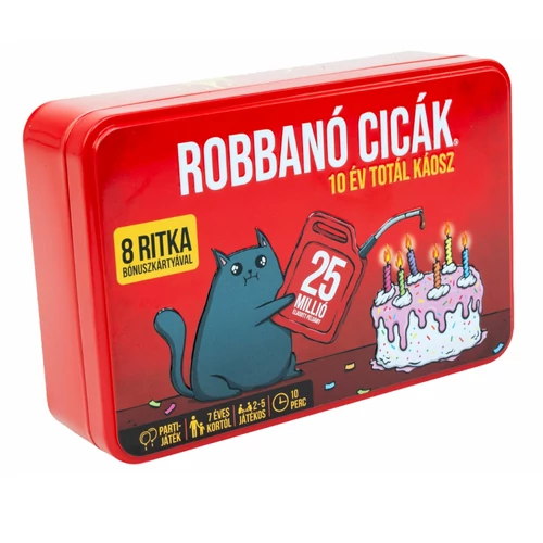 Robbanó cicák - 10 éves jubileumi kiadás társasjáték