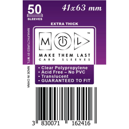 MTL 41x63 mm premium kártyavédő