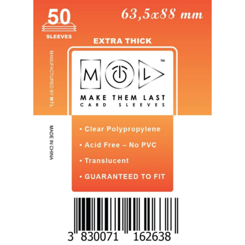 MTL 63,5x88 mm premium kártyavédő