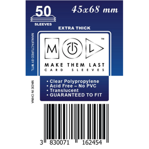 MTL 45x68 mm premium kártyavédő