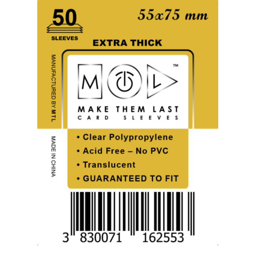 MTL 55x75 mm premium kártyavédő