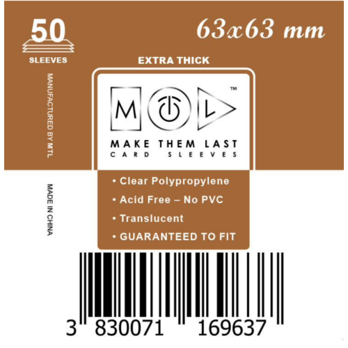 MTL 63x63 mm premium kártyavédő
