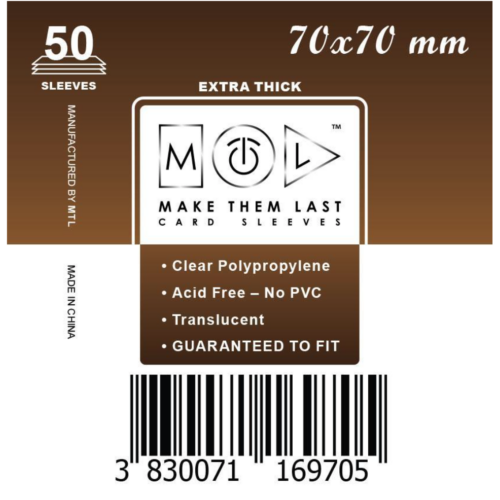 MTL 70x70 mm premium kártyavédő
