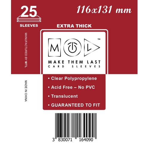 MTL 116x131 mm premium kártyavédő