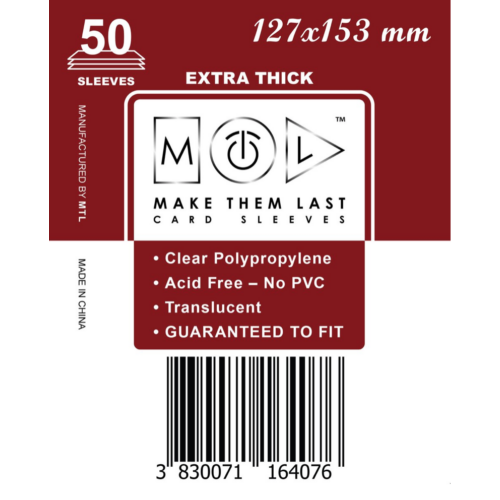 MTL 127x153 mm premium kártyavédő