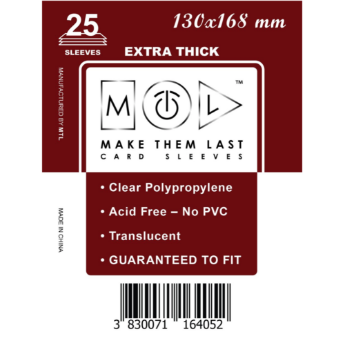 MTL 130x168 mm premium kártyavédő