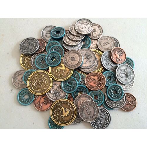 scythe metal coins fémpénzek