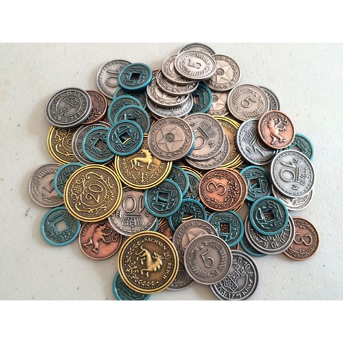 scythe metal coins fémpénzek