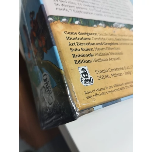 Rats Of Wistar (nyomdai magyar szabállyal) társasjáték - sérült dobozos