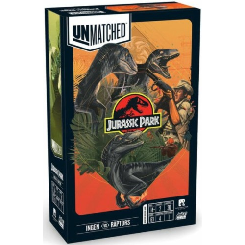 Unmatched: Jurassic Park – InGen vs. Raptors (angol) társasjáték