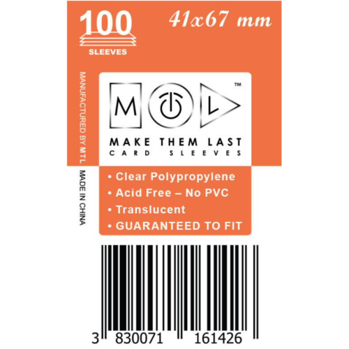 MTL 41x67 mm standard kártyavédő