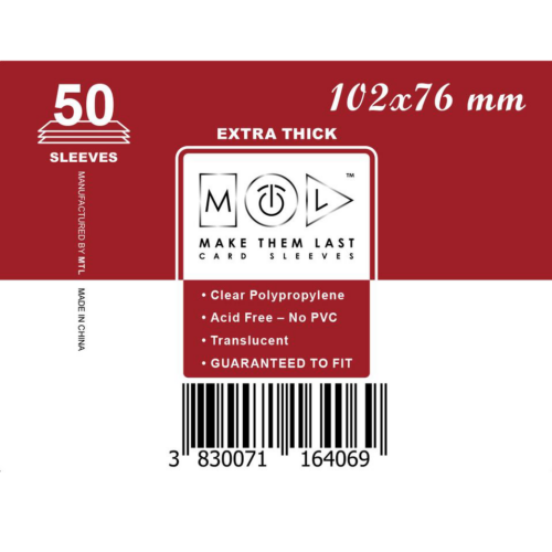 MTL 102x76 mm premium kártyavédő