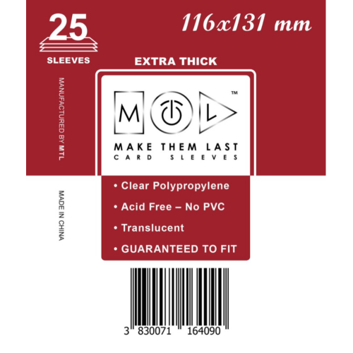 MTL 116x131 mm premium kártyavédő