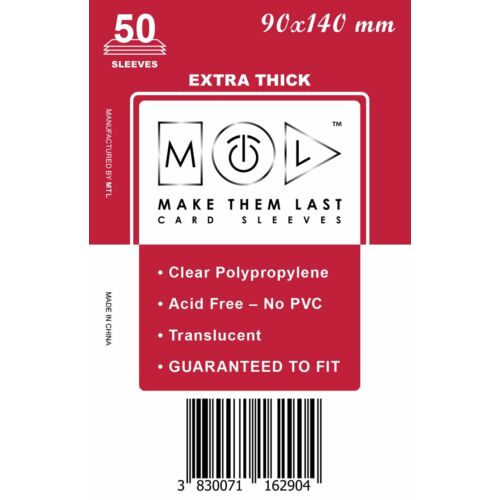 MTL 90x140 mm premium kártyavédő
